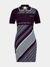 Casablanca Burgundy Tennis Polo Mini Dress