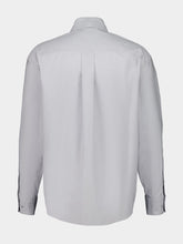 Lemaire Mist Grey Washed Cotton Silk Shirt