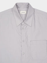 Lemaire Mist Grey Washed Cotton Silk Shirt