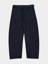 Lemaire Denim Indigo Twisted Belted Trousers