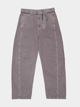 Lemaire Heather Grey Twisted Belted Jeans