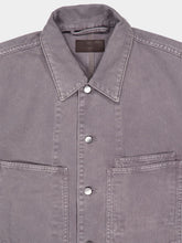 Lemaire Heather Grey Workwear Denim Overshirt