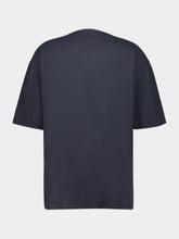 Lemaire Stone Blue Oversized Cotton T-Shirt