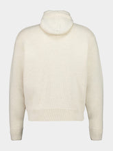 Lemaire Light Cream Alpaca Wool Hooded Sweater