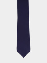 Tom Ford Navy Blue Silk Satin Tie