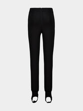 Balmain Black Jersey Stirrup Leggings