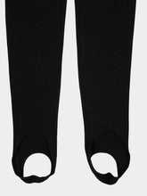 Balmain Black Jersey Stirrup Leggings