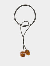 Julietta Jamie Resin Amber Cord Choker