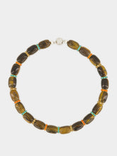 Julietta Brown Donna Tiger Eye Beaded Necklace