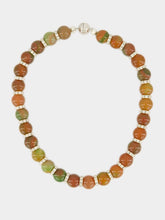 Julietta Brown Odette Natural Agate Beaded Necklace