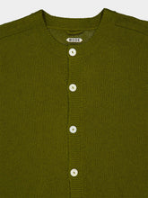 Bode Green Orchard Merino Alpaca Cardigan