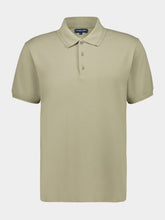 Frescobol Carioca Khaki Green Horacio Cotton Polo Shirt