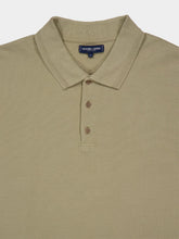 Frescobol Carioca Khaki Green Horacio Cotton Polo Shirt