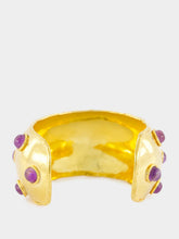 Sylvia Toledano Gold Dune Amethyst Cuff
