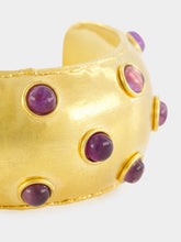 Sylvia Toledano Gold Dune Amethyst Cuff