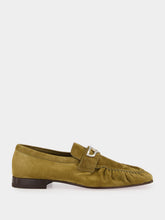Christian Louboutin Bronzo Calf Leather Moccasins Uomo