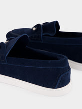 Christian Louboutin Chambeliboat Night Reversed Calf Leather Boat Shoe