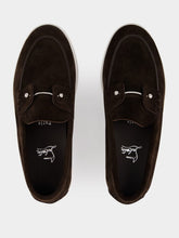 Christian Louboutin Chambeliboat Café Reversed Calf Leather Boat Shoe