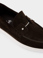 Christian Louboutin Chambeliboat Café Reversed Calf Leather Boat Shoe