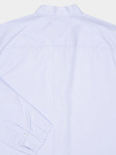 Prada Astro Blue Cotton Mandarin Shirt