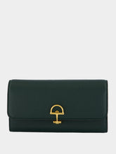 Gucci Green Half Horsebit Leather Continental Wallet