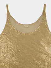 Rabanne Gold Mesh Tank Top