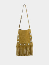 Valentino Garavani Havana Beige Nellcôte Fringe Bag