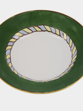 Ginori 1735 Soup Plate Il Viaggio di Nettuno in Amalfi Lemon