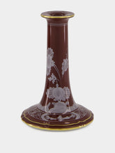 Ginori 1735 Castagna Oriente Italiano Porcelain Candleholder