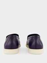 Ferragamo Midnight Blue Calfskin Casual Gancini Loafer