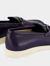 Ferragamo Midnight Blue Calfskin Casual Gancini Loafer
