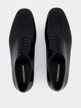 Ferragamo Black Patent Oxford Shoes