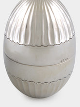 Leitão & Irmão Silver 925 Half-Reeded Egg