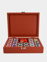 Hector Saxe Paris Brick Leather Poker Set