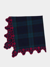 Borgo Delle Tovaglie Amalfi Scottish Napkin in Blue and Red Scottish