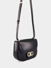 Ferragamo Black Double Gancini North-South Crossbody Bag
