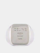 Celine RING SQUARE SIGNET BRASS