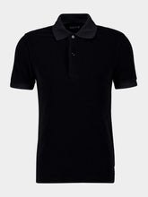 Tom Ford Black Towelling Polo