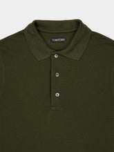 Tom Ford Military Green Piquet Polo