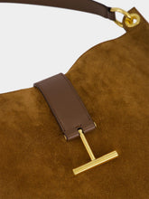 Saint Laurent Whisky Suede Tara Large Crossbody