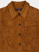 Stouls Coyote Leoncino Leather Safari Jacket