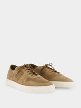 Common Projects Taupe BBall Slim Deconstructed Suede Sneakers