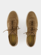 Common Projects Taupe BBall Slim Deconstructed Suede Sneakers