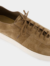 Common Projects Taupe BBall Slim Deconstructed Suede Sneakers