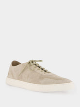 Common Projects Warm Grey BBall Slim Deconstructed Suede Sneakers