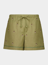 Baziszt Khaki Pistachio Shorts