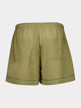 Baziszt Khaki Pistachio Shorts