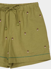 Baziszt Khaki Pistachio Shorts