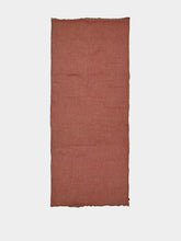 Haomy Brick Orange Bed Roll Cuba in Linen