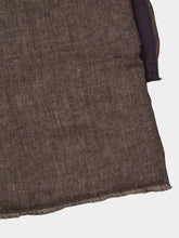 Haomy Charbon Brown Bed Roll Cuba in Linen